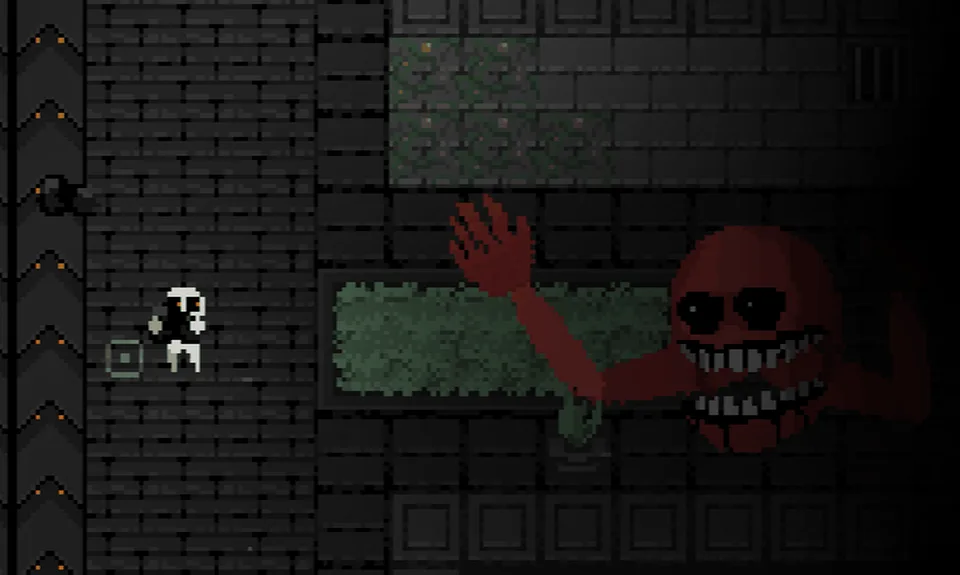 COBB CAN MOVE screenshot with Cobb reaching through a dark room