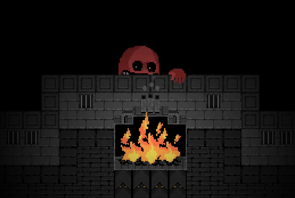COBB CAN MOVE screenshot with Cobb near the furnace